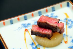 【強肴】国産黒毛和牛　ヒレ　シーズニングマスタードソース